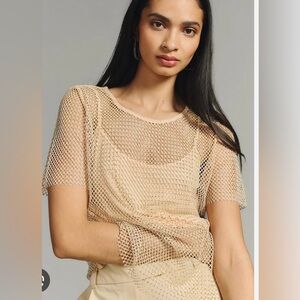 Sunday in Brooklyn Rhinestone Mesh Top & Tank